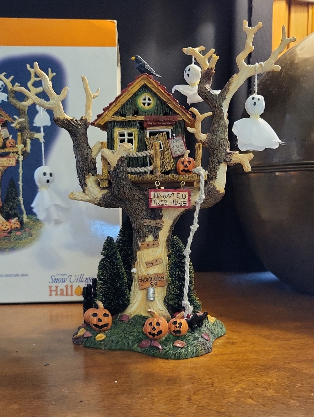 Vintage Department 56 Haunted Tree House Halloween Village Collection